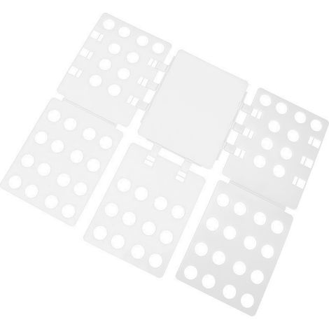 Planche à plier les chemises portable, grand organisateur de vêtements pour la maison, adapté aux pantalons, shorts, t-shirts et chemises blanches. (1/5)