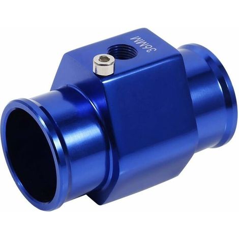 Green Mobility-36mm Capteur de Radiateur, Adaptateur de Sonde de Température de l'Eau Tuyau de Radiateur Universel en Alliage Aluminium Bleu (1/5)