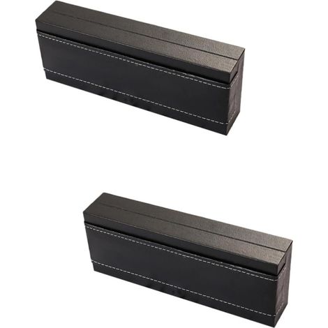 à stylos plumes en acier inoxydable 2 pièces organisateur (1/5)