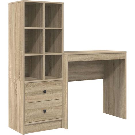 Maison Exclusive - Schreibtisch mit Schubladen mit Regal 2 pcs So
