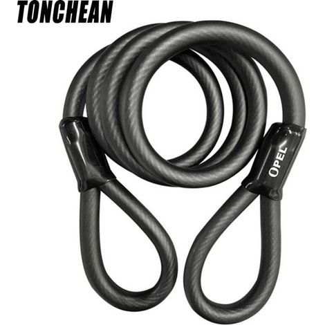 Câble Acier Galvanisé 1,2 Mètres Noir Mat Haute Résistance