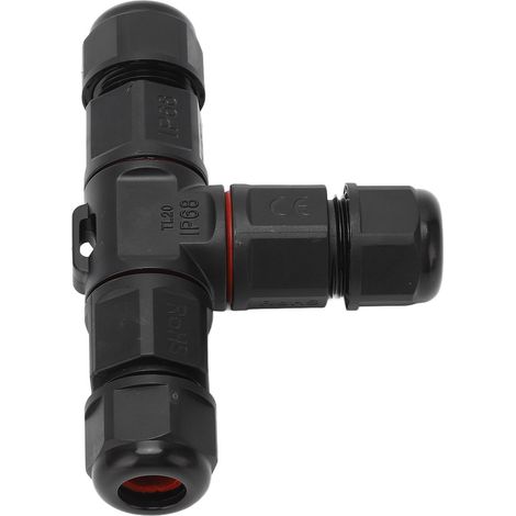 Connecteur étanche IP68 380V 25A 3 pôles pour câbles marine et aéronautique 6‑12mm², sertissage robuste (1/5)
