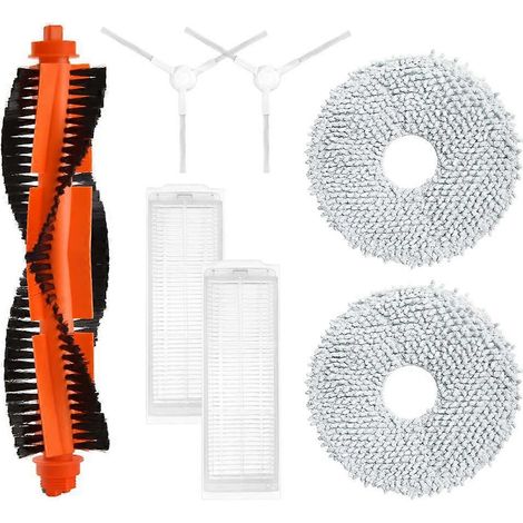 Accessoire de rechange pour robot autonettoyant Xiaomi Mijia 2 C101 : brosse principale, filtre HEPA et lingettes de nettoyage. (1/5)