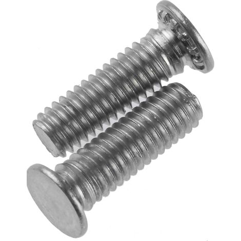 Goujon autosertissable RS PRO Acier Galvanisé et passivé, M3, longueur: 10mm ( Prix pour Sachet de 50 )
