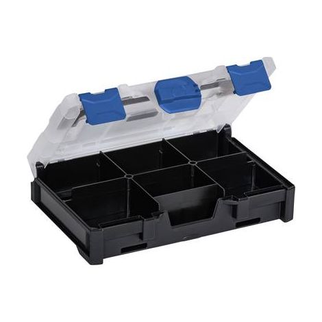 Allit EuroPlus MetaBox mini 63 Coffret de rangement (L x l x H) 250 x 167 x 63 mm Nombre de compartiments: 6 Contenu 1 (1/5)