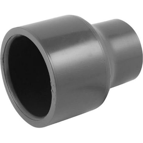 Raccord d'évacuation PVC – Réduction conique mâle/femelle à coller – Ø50/63-50 – Pression nominale 16 bar – Installation facile