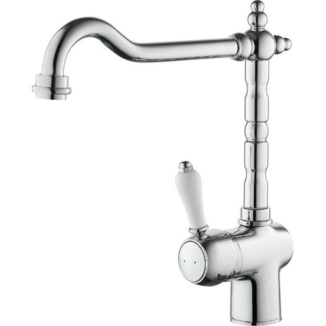 Miscelatore monoforo ottone cucina england one cromato erogazione orientabile confezione 1 (1/5)