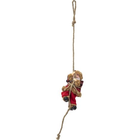 Festif Père Noël grimpant, facile suspendre Loop, pour les fêtes manteau de cheminée (1/5)