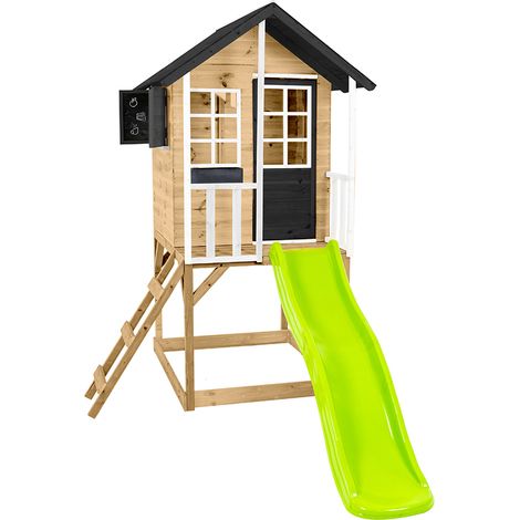 Zwerkules Holli 1  Maison sur pilotis pour enfants avec toboggan
