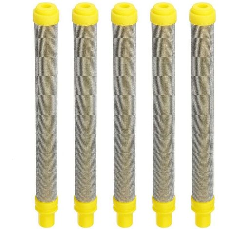 Filtre Pour Pistolet Airless - 100 Mesh - Type Enfichage - Pour Peintures Latex Et Émaux - Lot De 5