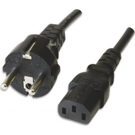 Cordon d'alimentation - - ICOC 03-NC-D - Schuko - C13 - 3m - Noir (1/2)