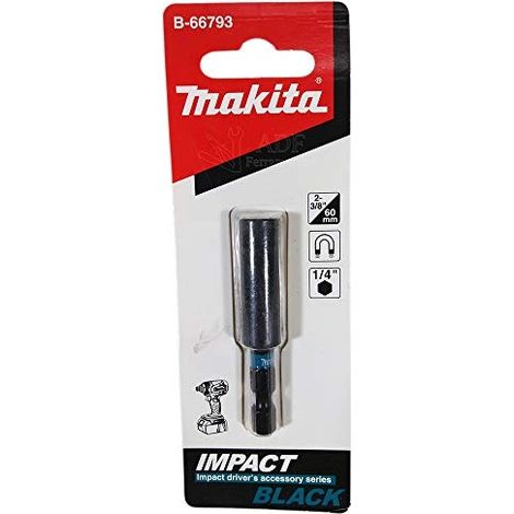Makita – Porte-embout de visseuse B66793 – Magnetico série black – Longueur 50mm – Pour visseuse à chocs et travaux intensifs