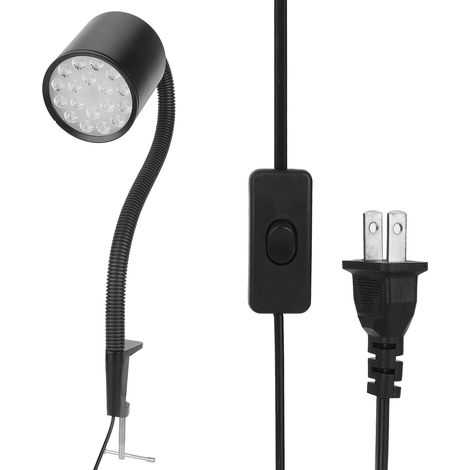 Lampe de travail flexible 18W 18LED à col de cygne pour machine-outil CNC tour industriel 110-220V (1/5)