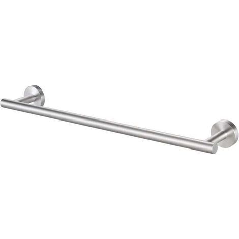 Porte-Serviettes Salle de Bain Barre Porte Serviette Acier INOX SUS304 Murale 50 CM Brossé (1/4)