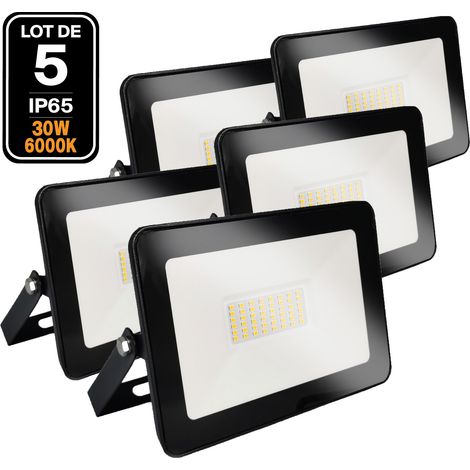5 Projecteurs LED 30W Ipad Blanc froid 6500K Haute Luminosité (1/7)