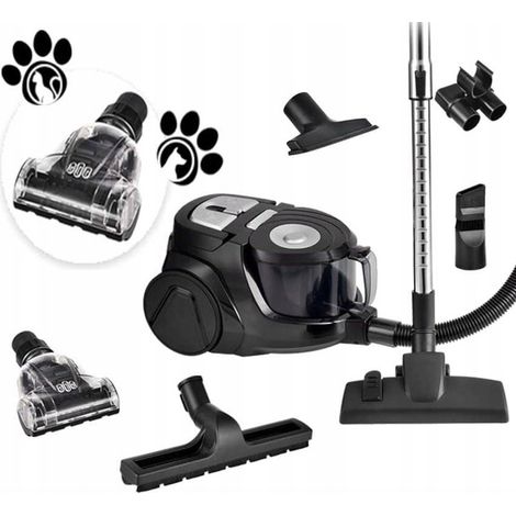 Accessoires pour aspirateur cyclonique sans sac puissant, filtre HEPA 700 W 19 kPa pour poils d'animaux (1/5)