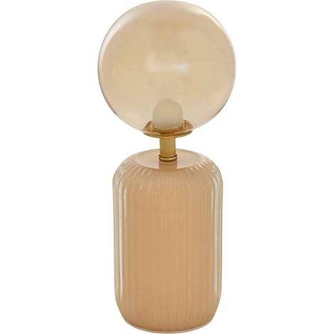 Lampada led marika rotonda, altezza 24 cm, beige - Atmosphera créateur d'intérieur (1/3)