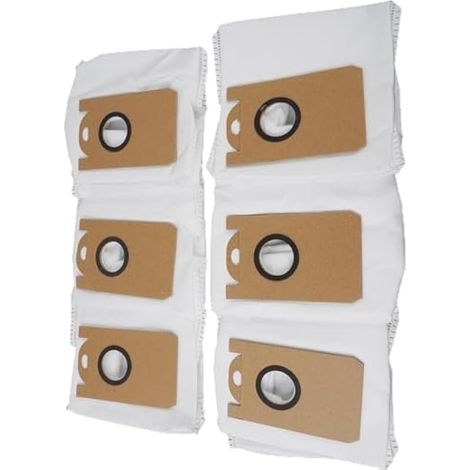 Lot de 6 sacs à poussière réutilisables pour aspirateurs Laresar L6 Pro Ultenic T10 (1/5)