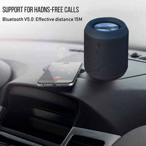 Tragbarer Bluetooth-Lautsprecher, wasserdichter 20-W-Bluetooth-Lautsprecher, HD-Audio, Dual-Treiber, Bluetooth 5.0-Lautsprecher mit 360°-Sound, 16 Stunden Akkulaufzeit, Freisprech-Telefonunterstützung (1/5)