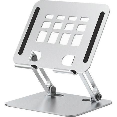 Tablet-Ständer aus Aluminium für den Schreibtisch, Doppelstangenhalterung (1/5)