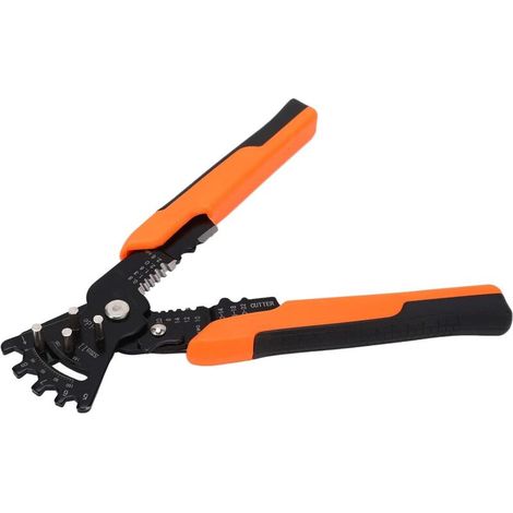Pinza spelafili e crimpatrice con materiale in acciaio al cromo vanadio, leggera e comoda impugnatura per una varietà di lavori con i fili (1/5)