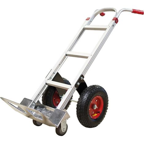 Diable aluminium STOCKMAN 250 kg - Roues tout-terrain - ST250R (1/5)
