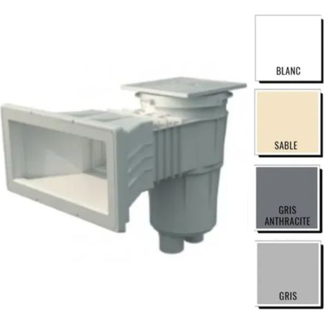 Astralpool – Skimmer Prestige 17,5 L – Pour piscine béton/liner – Débit 7,5 m3/h – Panier verrouillable à baïonnette – Connexion 1''1⁄2 et Ø 32 mm (1/4)