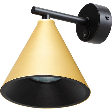 Kegel Gold Wandleuchte 1xGU10 (1/5)