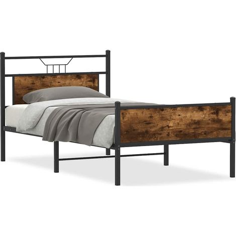 Maison Exclusive - Estructura de cama sin colchón madera roble ah