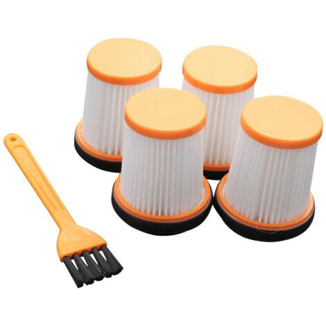 Lot de 4 filtres de rechange compatibles avec les aspirateurs portables sans fil Shark W1, WV200, WV201, WV205 et WV220. (1/5)
