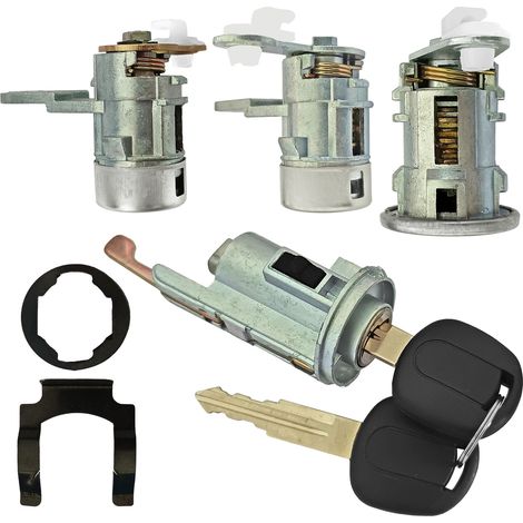 Suitable for Buick Excelle small door handles, all car lock cylinders, ignition locks, tailgate locks, left and right door locks, and 2 keys. (1/4)