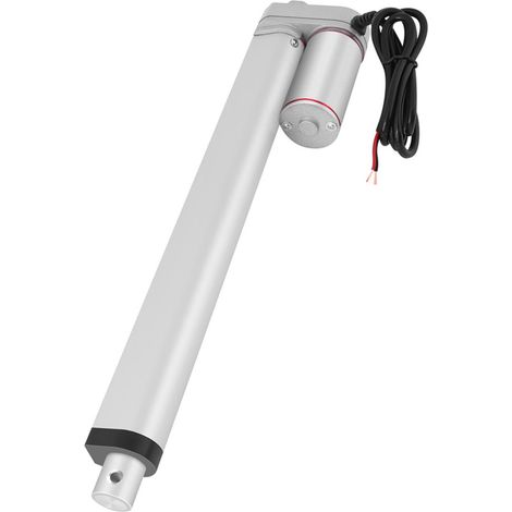 Actionneur linéaire 12 V CC, force de levage 1000 N, course 150–500 mm, fixation moteur électrique (300 mm) (1/5)