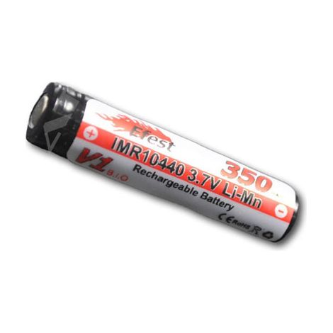 Accu li-ion Efest LIMN pour e-cigarettte compatible 10440 10440 / Titanide Themis 10 / eCab / e-Cigarette 701 3.7V 350mAh (1/4)
