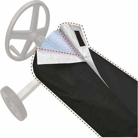 Triomphe Housse de protection pour enrouleur solaire 490x96 cm Tissu Oxford 190T résistant aux UV et à l'eau Compatible avec la plupart des enrouleurs (1/5)