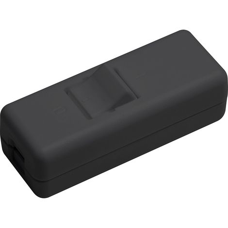 Commutateur à 2 Broches 10 A avec Serre-câble Blanc, 7441270
