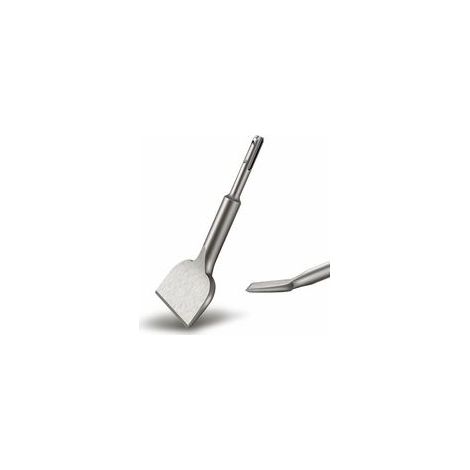Burin SDS plus coudé 165mm – Ciseau à tuiles pour céramique et carreaux de sol – Acier allié durci pour démolition efficace (1/2)