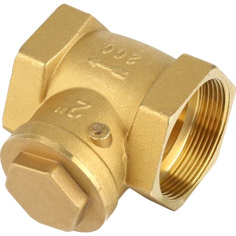 DN50 Messing-Rückschlagventil mit Innengewinde, 232 PSI, verhindert Wasserrückfluss (1/5)