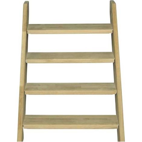 Escalier De Meunier Fageole Bois Réglable - Kit Woodup-60 Chêne Lamellé Collé 300 Cm