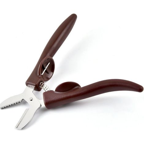 Pinzas multiusos para castañas, soporte para castañas, tijeras para pelar castañas, herramientas de cocina para frutos secos, pinzas multiusos para castañas, 1 unidad