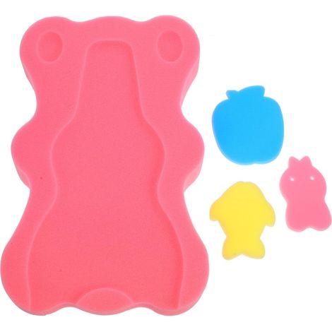 Coussin Éponge Antidérapant Tapis Bain Confortable avec Design Ours Cartoon (1/5)