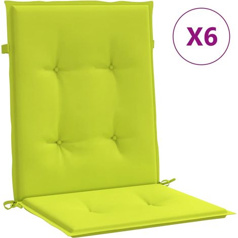 Maison Exclusive - Gartenstuhlauflagen für Niedriglehner 6Stk Kna