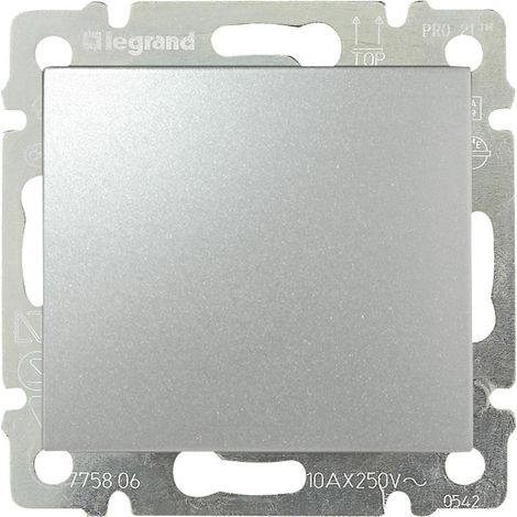 10 ° interruttore VALENA in alluminio LEGRAND 770101