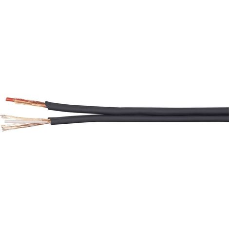 BKL Electronic 1106001/25 Câble audio 2 x 0.14 mm² noir 25 m X71629 (1/2)
