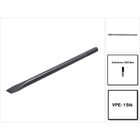 Makita Flachmeißel SDS-MAX 400x25 mm vielfältige Anwendungsmöglichkeiten D-34213 (1/5)