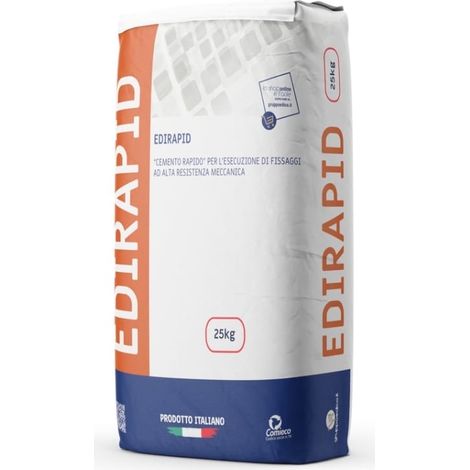 EDIRAPID malta a indurimento rapido e rapida presa 25 Kg