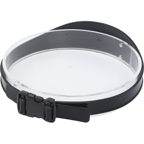 Gabarit de coupe de cheveux DIY, bande de coupe respirante et incurvée en silicone, guide de coupe de cheveux à domicile pour garçons et hommes, noir (1/5)