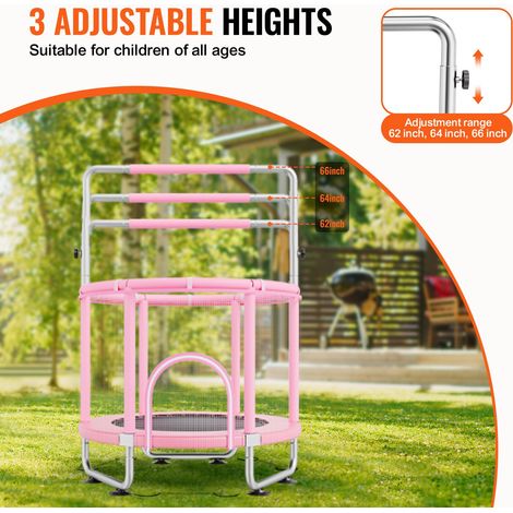 Mini trampoline pour enfant - 1470 mm fitness rebounder récréatif (1/5)