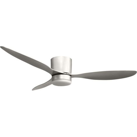 Ventilateur DC NASIM argent D.132cm 3 pales, avec LED 16W 1600lm 4000K (1/3)