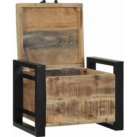 Maison Exclusive - Cassapanche di stoccaggio Marrone 40 x 30 x 30 cm (1/5)