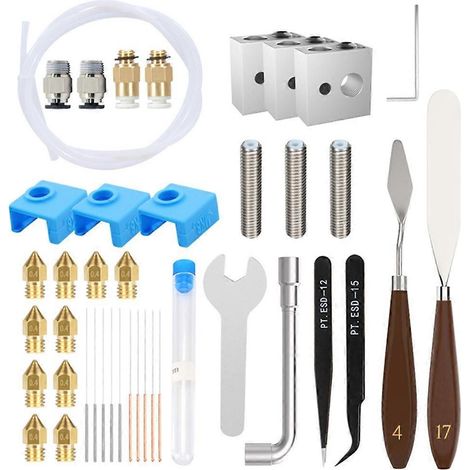 Kit d'outils de nettoyage comprenant 1 ensemble d'aiguilles à buse en acier inoxydable de 0,4 mm et plus encore (1/5)